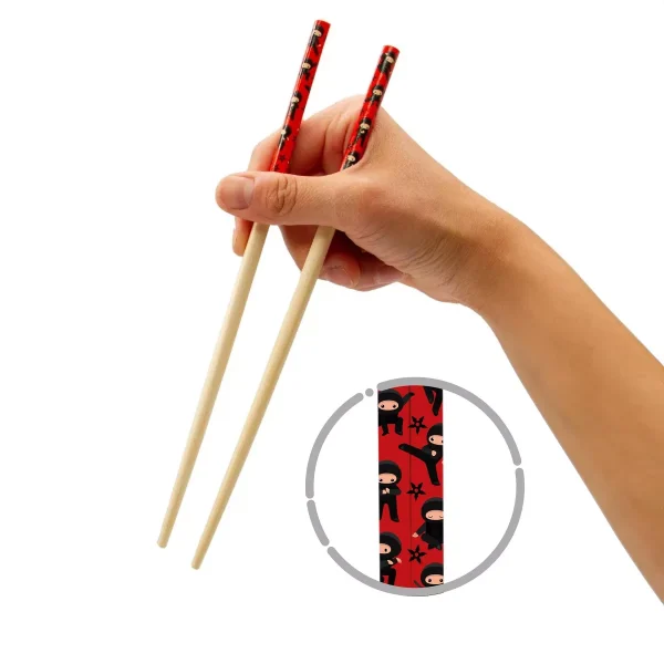 Ninja Cast Bamboo Chopsticks | Set of 4